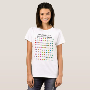 T-shirt 100 goûts pour le 100th jour de l'école