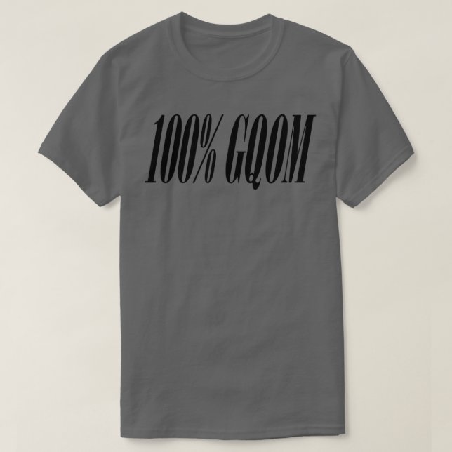 T-shirt 100 GQOM uvwx (Design devant)