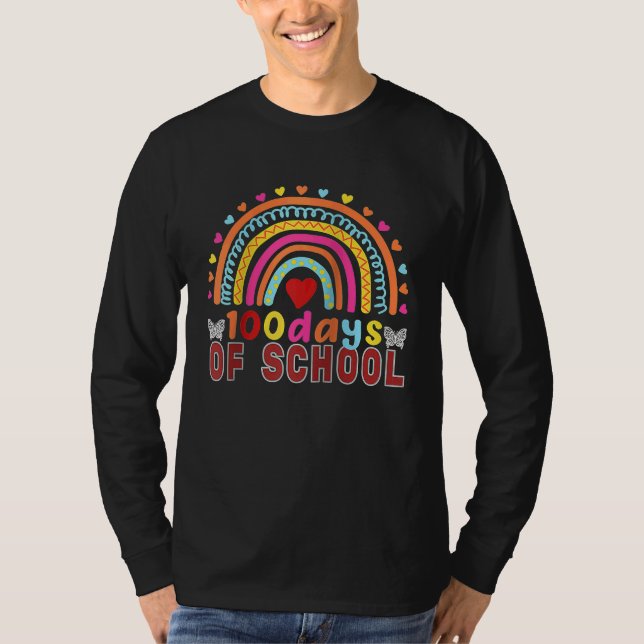 T-shirt 100 Happy School Teacher's Day 100 Smarter Women's (Devant)