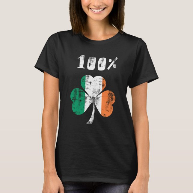 T-shirt 100% Irlandais (Devant)