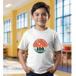 T-shirt 100 journées scolaires, T-shirts de l'écol