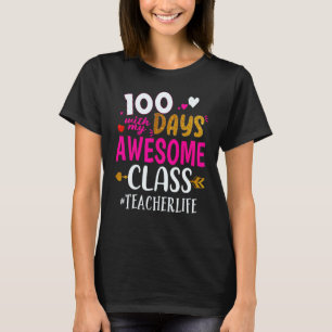 T-shirt 100 jours avec mon professeur de classe formidable