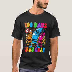 T-shirt 100 Jours Cray Cray Cray De L'École Garçons Filles