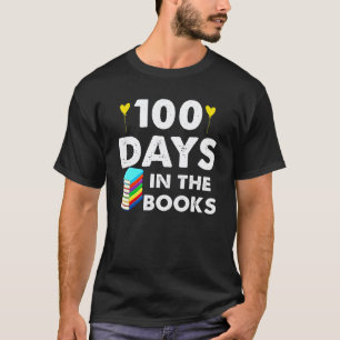 T-shirt 100 jours dans les livres Lecture du 100e jour d'é