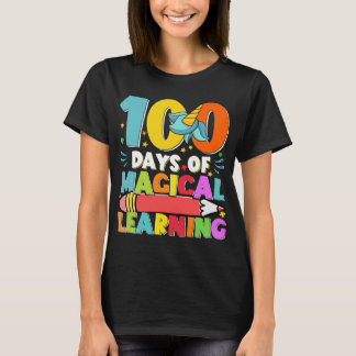 T-shirt 100 jours d'apprentissage magique 100 jours 100 jo