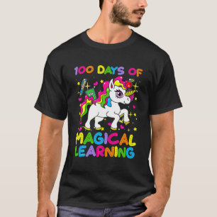 T-shirt 100 Jours D'Apprentissage Magique 100E Jour D'Écol