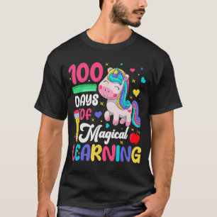 T-shirt 100 Jours D'Apprentissage Magique 100E Jour D'Écol