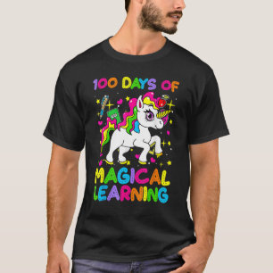 T-shirt 100 Jours D'Apprentissage Magique 100E Jour D'Écol
