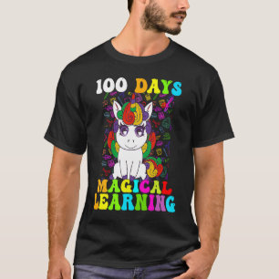 T-shirt 100 Jours D'Apprentissage Magique 100E Jour D'Écol