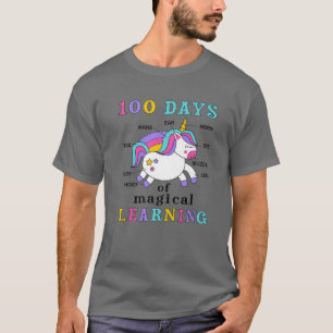 T-shirt 100 Jours D'Apprentissage Magique 100E Jour D'Écol