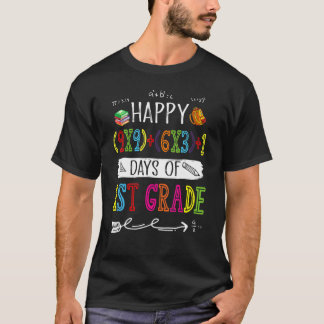 T-shirt 100 Jours De 1Ème Année Joyeux 100Ème Jour De L'Éc