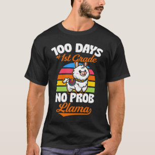 T-shirt 100 Jours De 1Ème Année No Prob Llama Cute Animal 