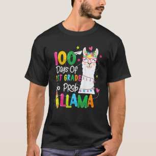 T-shirt 100 Jours De 1re Année Scolaire Aucun Problème Lam