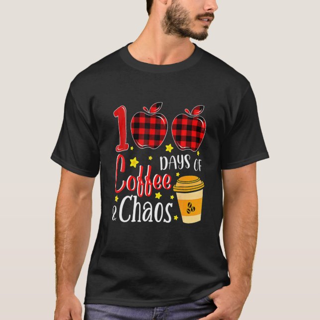 T-shirt 100 Jours De Café (Devant)