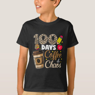 T-shirt 100 Jours De Café Chaos Chemise 100E Jour De