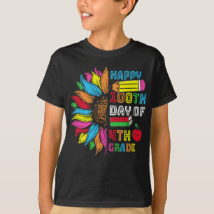 T-shirt 100 jours de chemise scolaire, 4e année