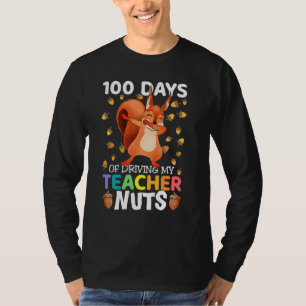T-shirt 100 jours de conduite mon enseignant noie l'écureu