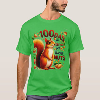 T-shirt 100 Jours De Conduite Mon Enseignant Nuts 100E Jou