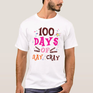 T-shirt 100 Jours De Cray Cray 100E Jour De L'École Pla