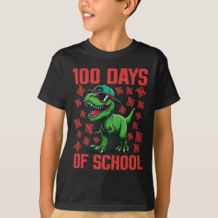 T-shirt 100 Jours De Dinosaure Scolaire 100E Jour De L'Éco