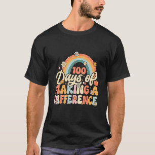 T-shirt 100 jours de faire la différence Enseignement Arc-