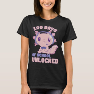T-shirt 100 Jours De Gamer Axolotl 100E Jour De Scho
