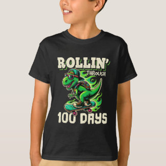 T-shirt 100 Jours de garçons d'école Enseignant 100e Jour
