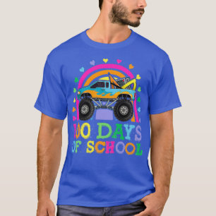 T-shirt 100 Jours De Garçons D'École Monster Camion