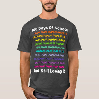 T-shirt 100 Jours De Joueur De Jeux Scolaires
