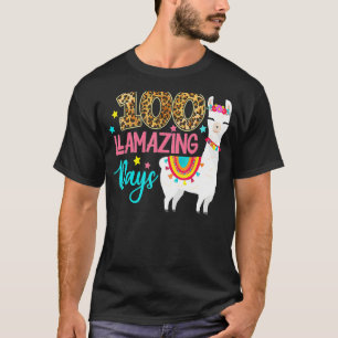 T-shirt 100 Jours De Lamazing Llama 100E Jour D'Enseigneme