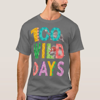 T-shirt 100 Jours de l'école 100e Jours Idée cadeau intell