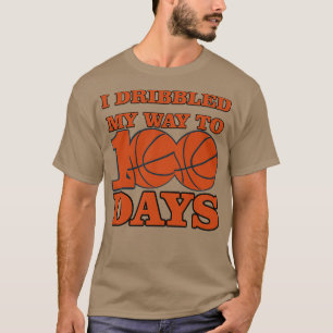 T-shirt 100 jours de l'école Basketball 100e Jour de l'éco