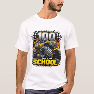T-shirt 100 jours de l'école Monster Truck 100e jour de Sc