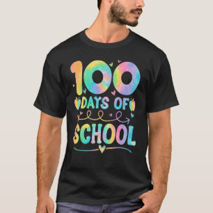 T-shirt 100 Jours De L'École Tie Dye 100E Jour De L'École 