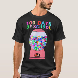 T-shirt 100 Jours De Machine À Gumball Scolaire Pour Enfan