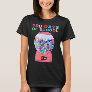 T-shirt 100 Jours De Machine De Gumball Scolaire Pour Les