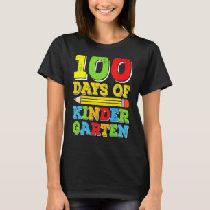 T-shirt 100 Jours De Maternelle 100e Jour D'école Étude