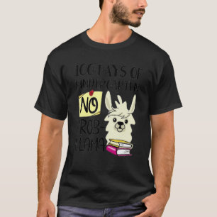 T-shirt 100 Jours De Maternelle Pas De Problème Lama 100 J