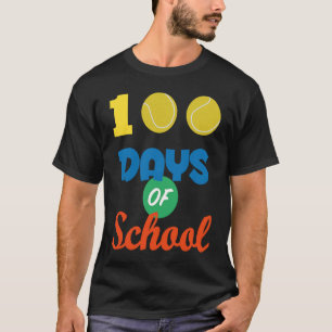 T-shirt 100 Jours De Tennis Scolaire 100 Jours Plus Smarte