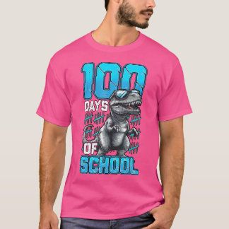 T-shirt 100 Jours De Trex 100E Jour De L'École Dino D