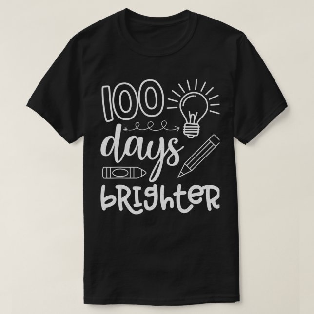 T-shirt 100 Jours D'École 100 Jours De Plus (Design devant)