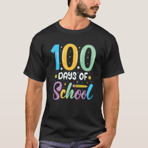 T-shirt 100 jours d'école 100e jour d'école pour l'enseign