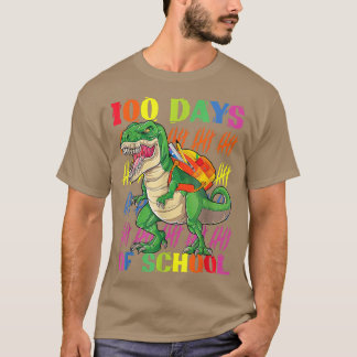 T-shirt 100 Jours D'École 100E Jour T Re Dino Saurus
