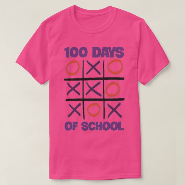 T-shirt 100 jours d'école 107 (Design devant)