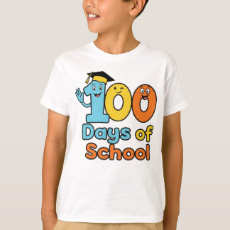 T-shirt 100 jours d'école | Célébration amusante de l'écol