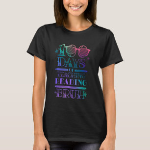 T-shirt 100 jours d'école Élève de l'école primaire Enseig