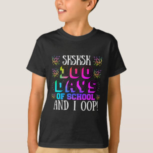 T-shirt 100 Jours D'École Et J'Oop Colorful Student Teac
