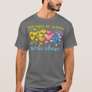T-shirt 100 jours d'école et l'amour encore à la maternell