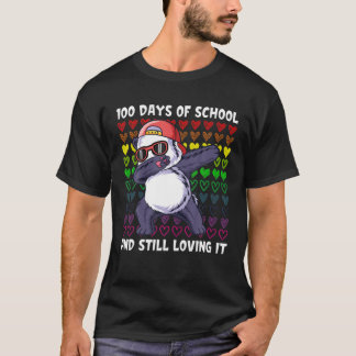 T-shirt 100 Jours D'École Et Toujours Aimer, Dabbing Pa