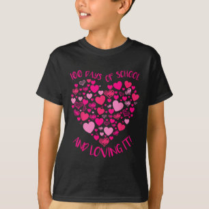 T-shirt 100 Jours D'École Et Toujours Aimer Il Mignonne